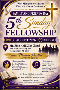 Montgomery Chapter GMWA Choir will be one of the guest choirs for this event 