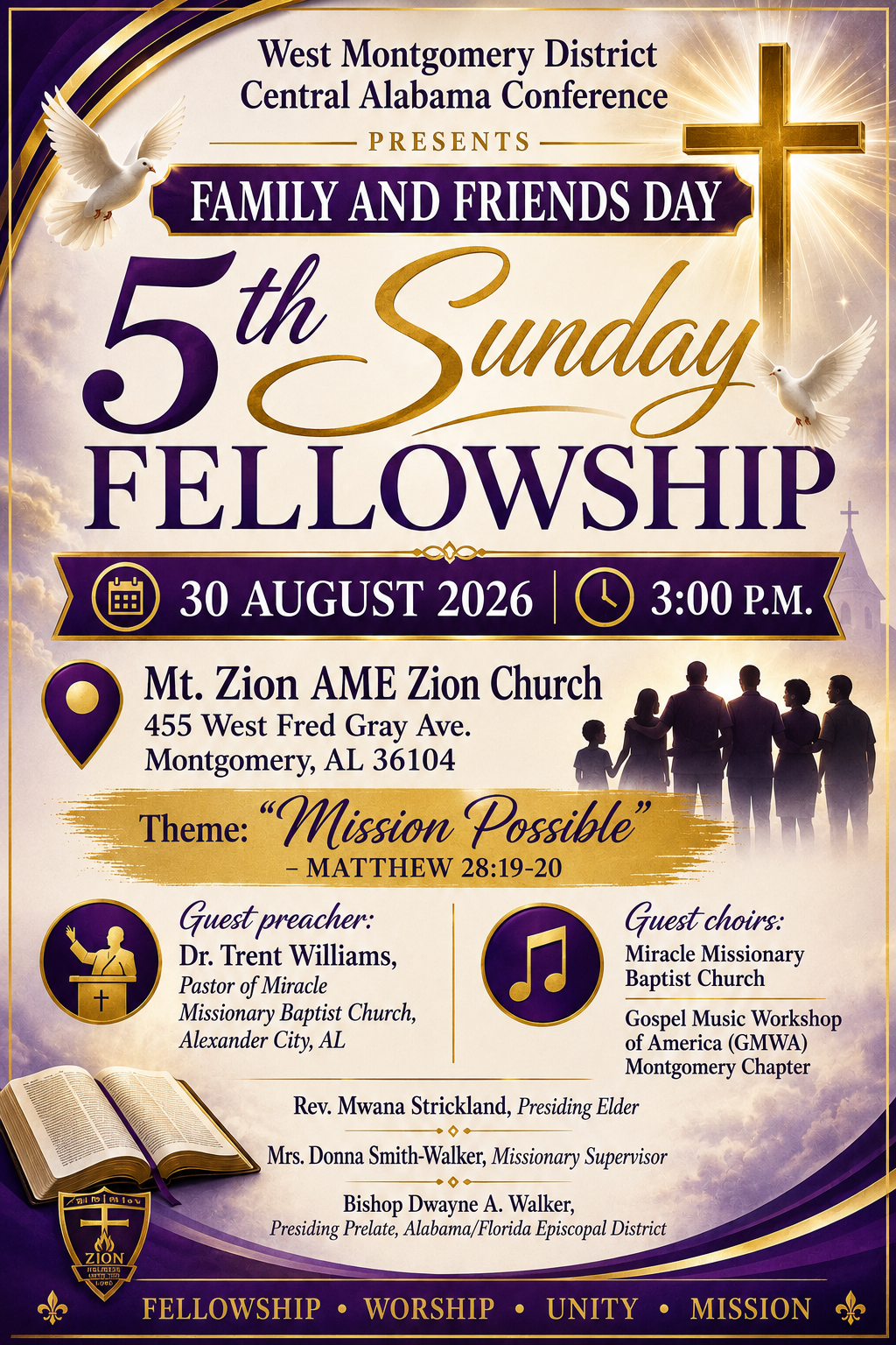 Montgomery Chapter GMWA Choir will be one of the guest choirs for this event