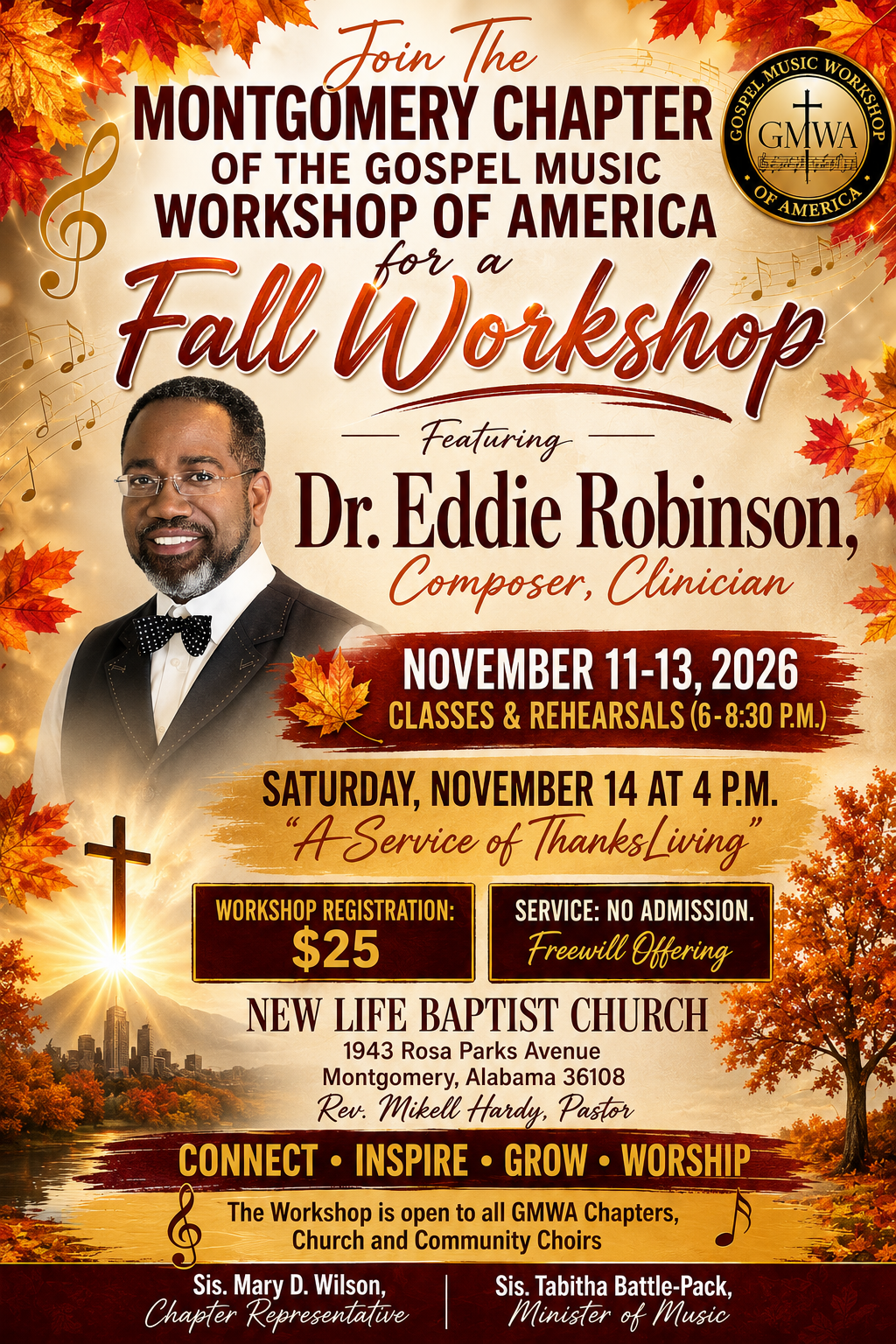 Join us for our Fall Music Workshop.